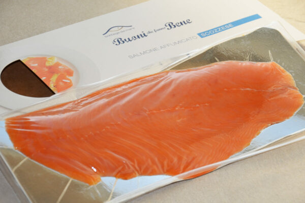 SALMONE AFFUMICATO SCOZIA PREAFFETTATO 600GR						