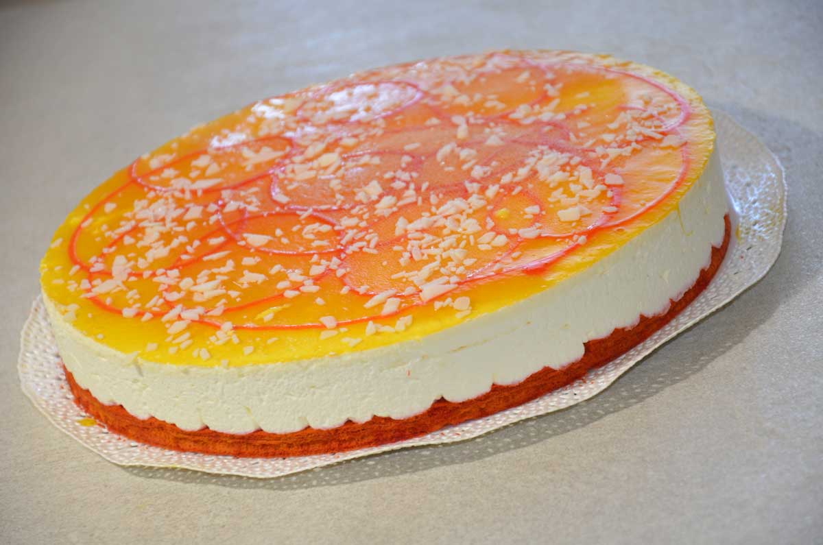 TORTA COCCO RED PASSION 1,2 KG