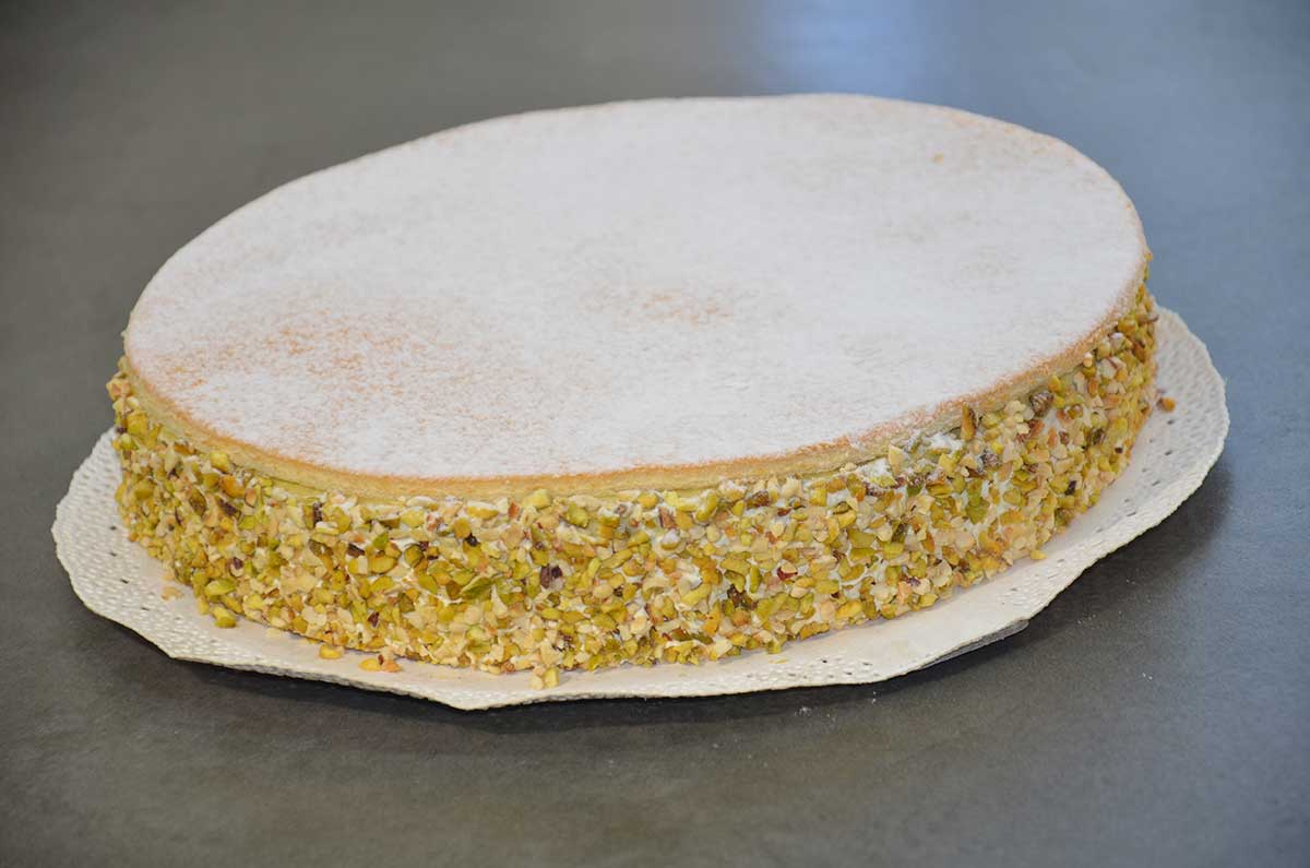 TORTA RICOTTA E PISTACCHIO 1,2 KG