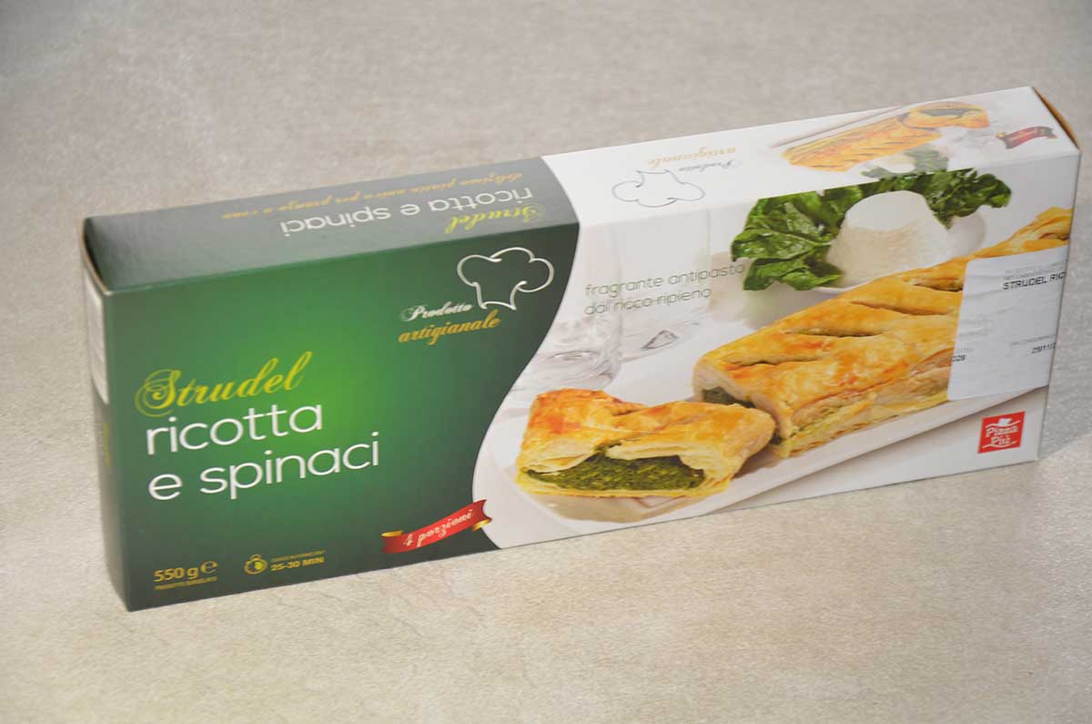 STRUDEL SPINACI E RICOTTA 550GR