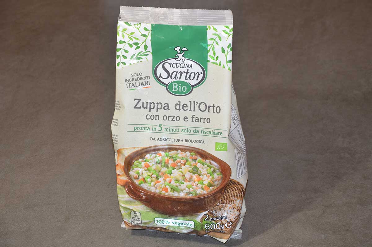 ZUPPA DELL'ORTO CON ORZO E FARRO BIO 600GR