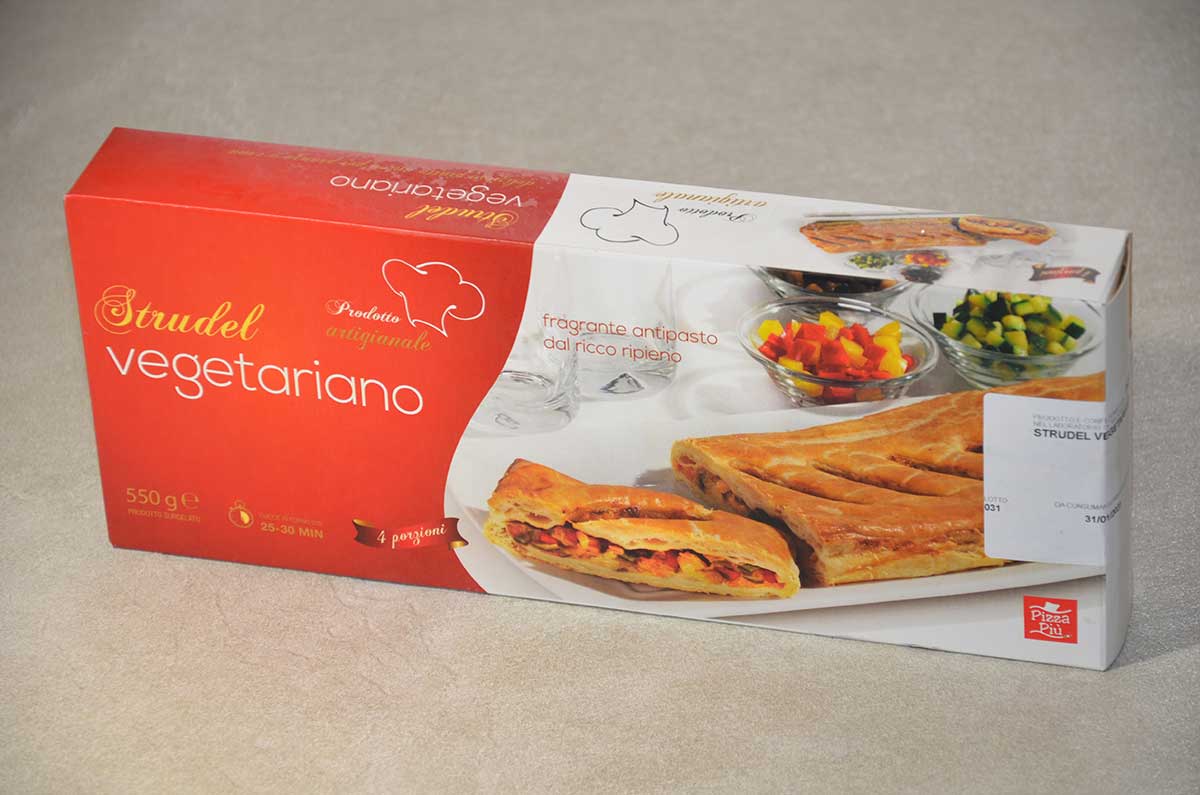 STRUDEL VEGETARIANO 550GR