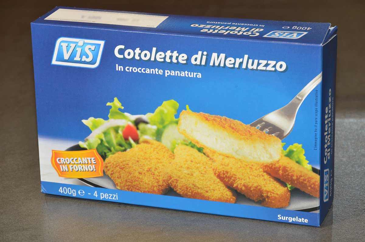 COTOLETTE DI MERLUZZO 4PZ 400GR