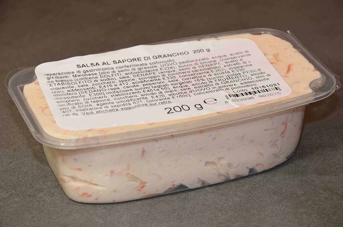 SALSA AL SAPORE DI GRANCHIO 200GR