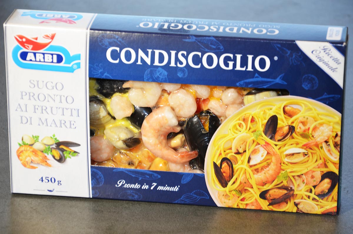 CONDISCOGLIO AI FRUTTI DI MARE 450GR
