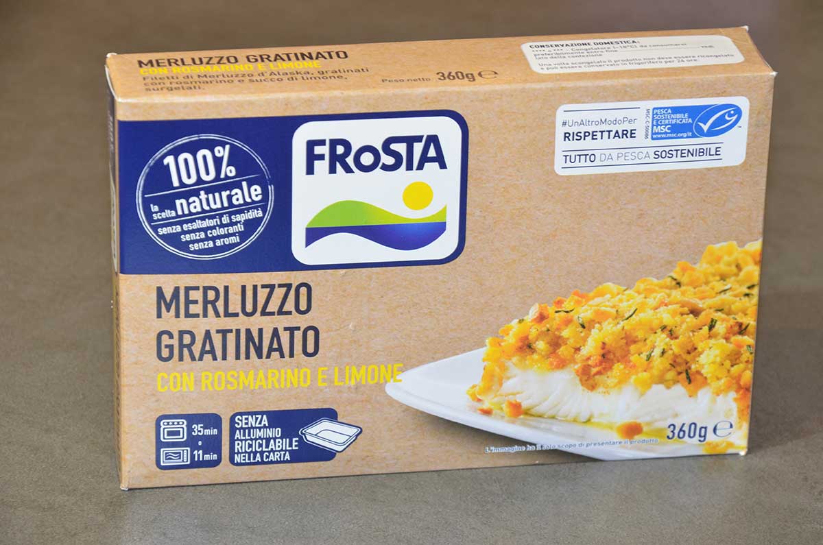 MERLUZZO GRATINATO ROSMARINO E LIMONE FROSTA 360GR