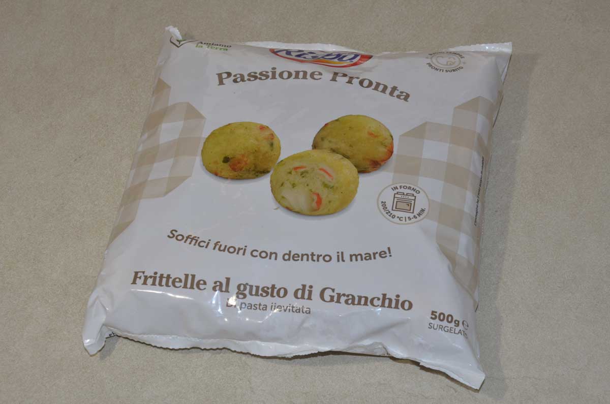 FRITTELLE AL GUSTO DI GRANCHIO PRONTOFORNO 500GR