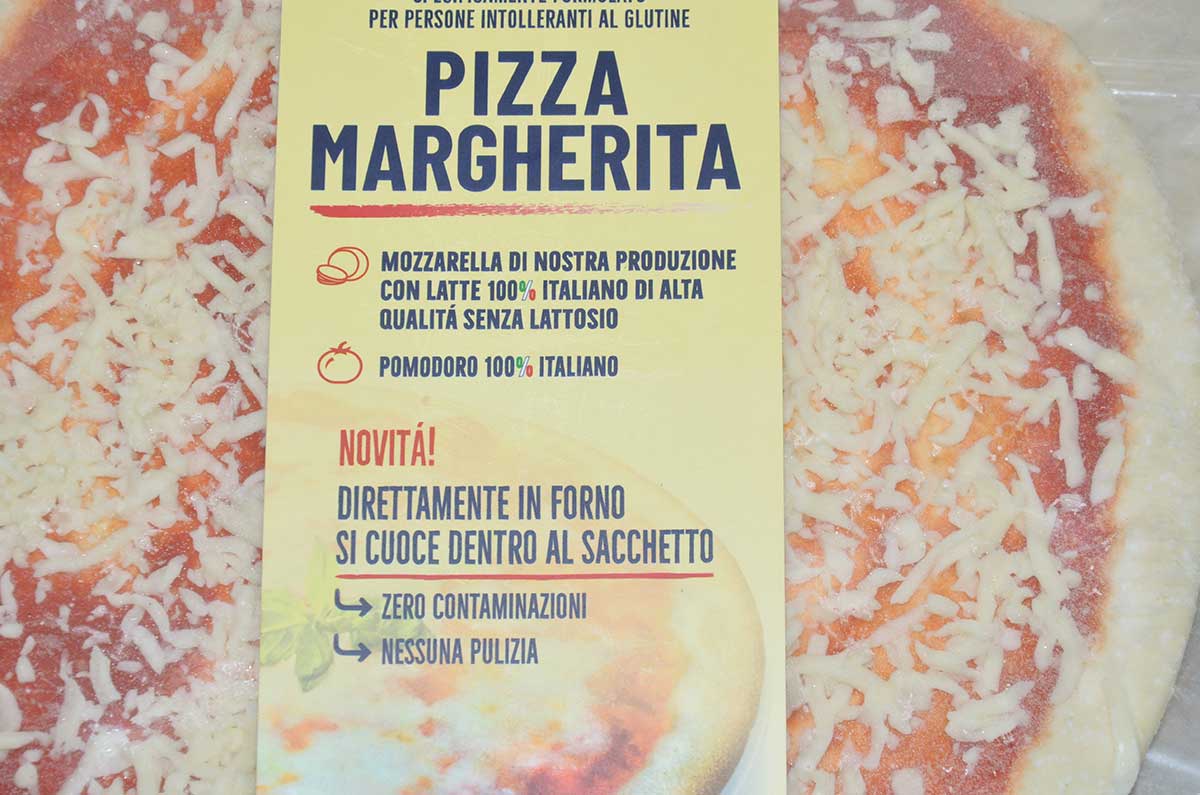 PIZZA MARGHERITA S/GLUTINE 350GR