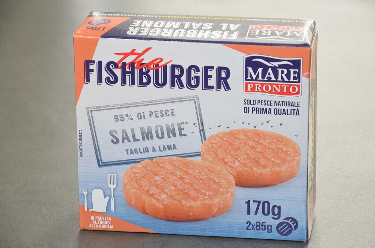 FISHBURGER DI SALMONE 170GR