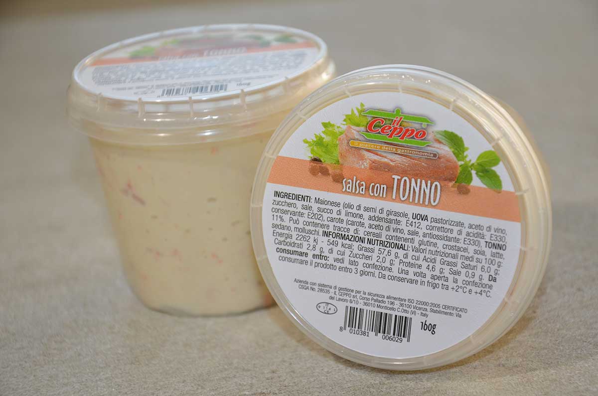 SALSA CON TONNO 160GR