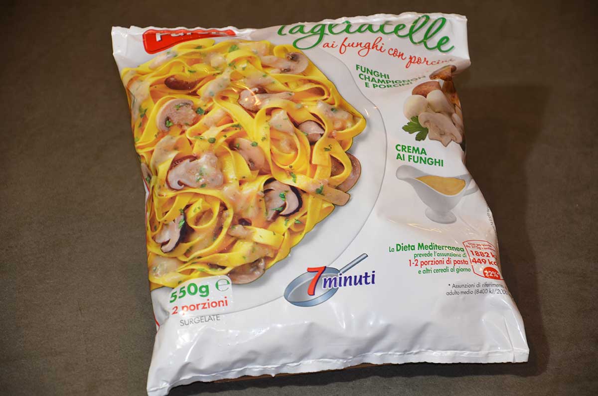 TAGLIATELLE AI FUNGHI CON PORCINI 550G