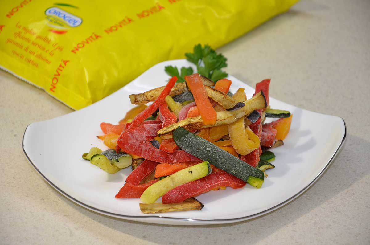 TRIS GRIGLIATO STICK 1KG MELANZANE ZUCCHINE PEPERONI