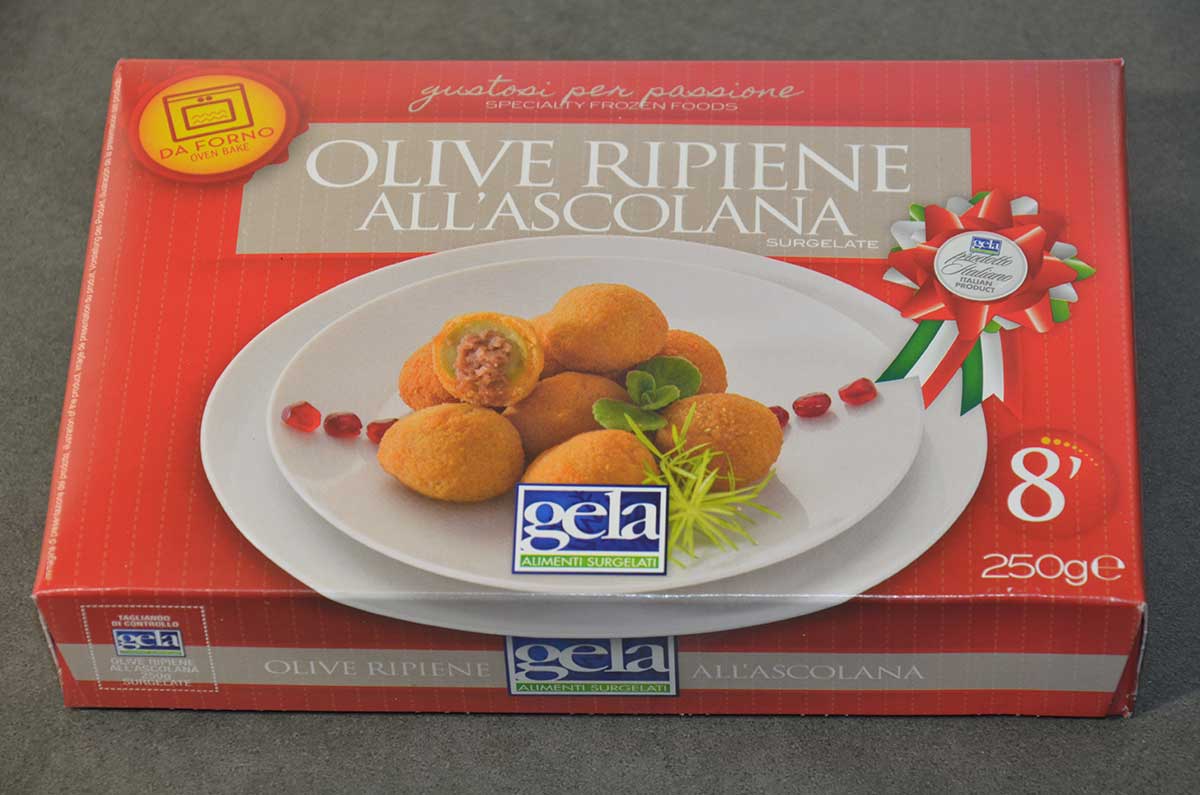 OLIVE ALL'ASCOLANA DA FORNO 250GR