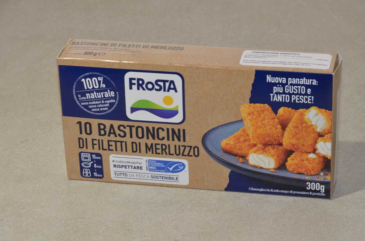BASTONCINI DI MERLUZZO FROSTA 300GR