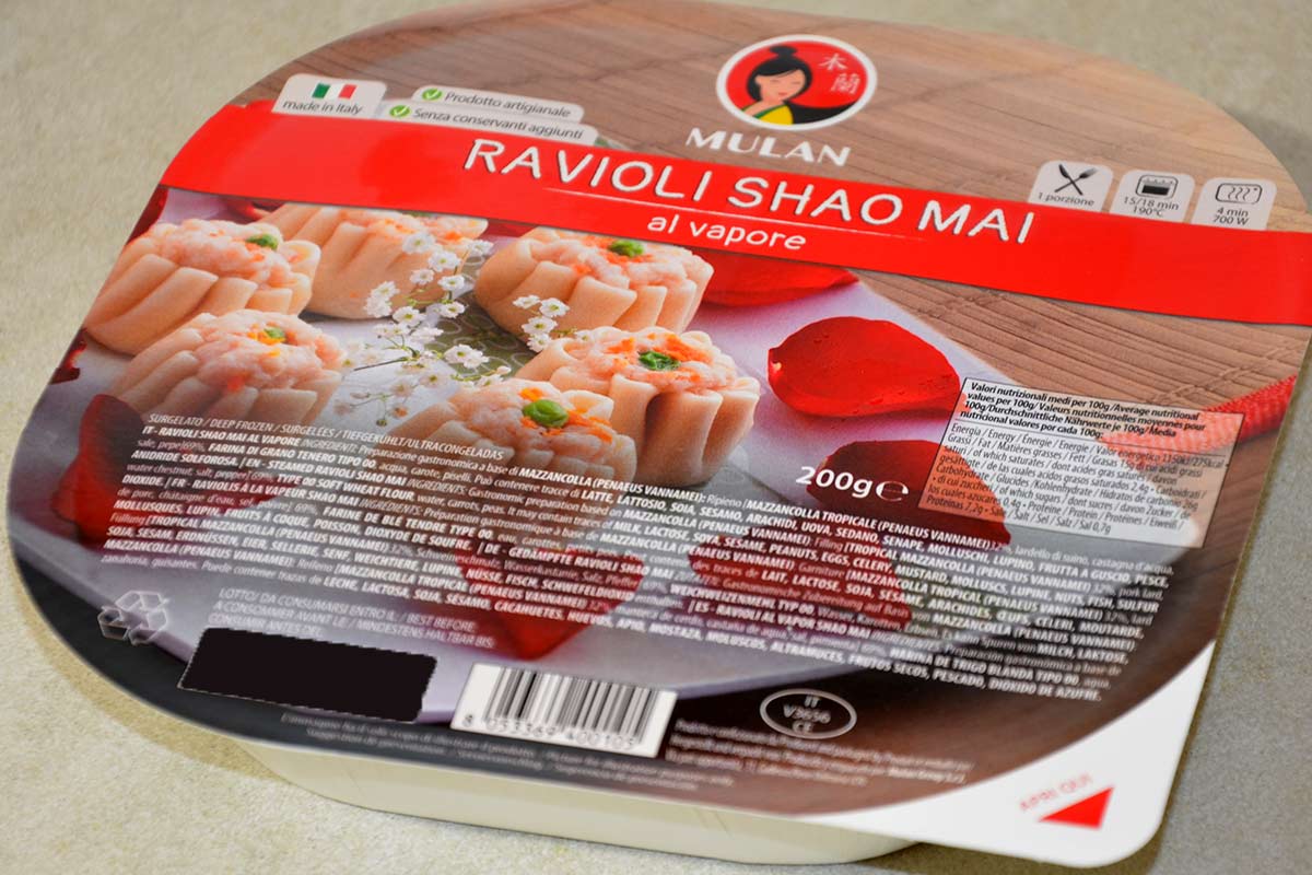 RAVIOLI SHAO MAI AL VAPORE 200GR