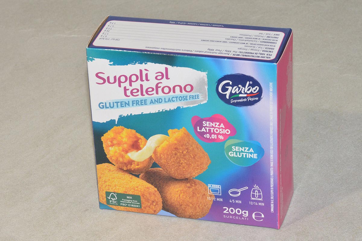 SUPPLI' AL TELEFONO S/GLUTINE S/LATTOSIO 200GR